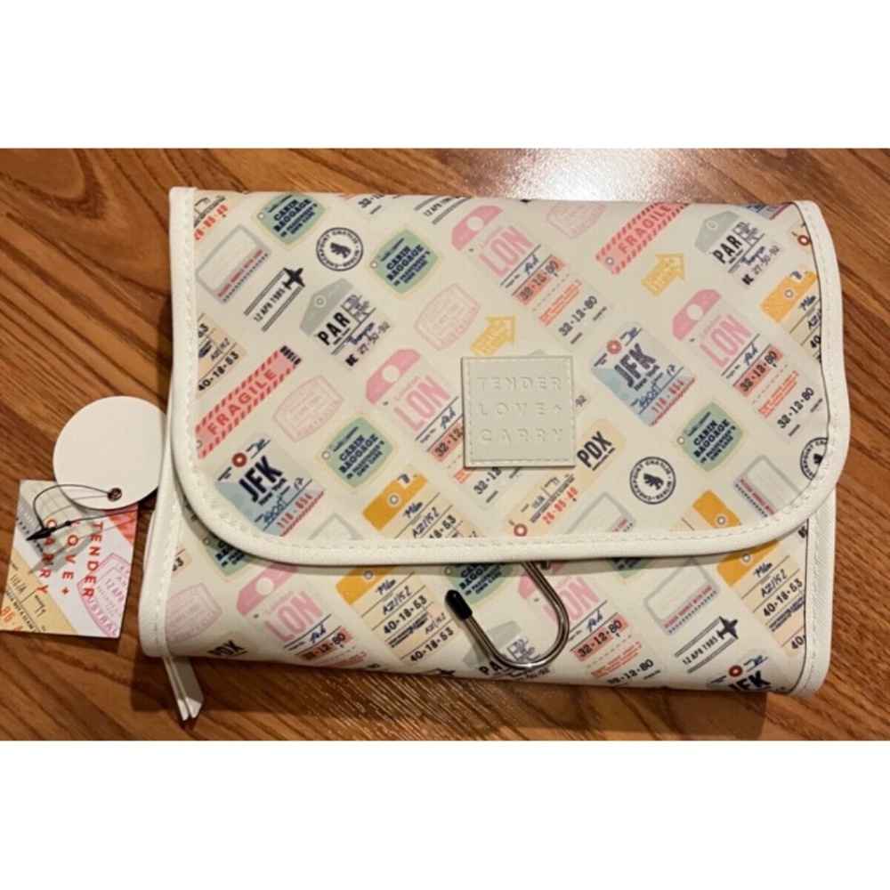 Tender Love + Carry Travel Toiletry Hanging Bag Airline Airport City Code